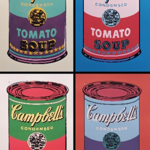 Andy Warhol (1928-1987) (after) - "Campbell´s Soup Can, 1965" - Set of 4 color variants