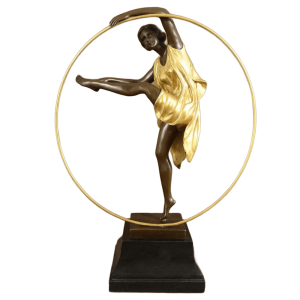 Demetre Chiparus (1886-1947) (after) - Georgian Dancer with Hoop